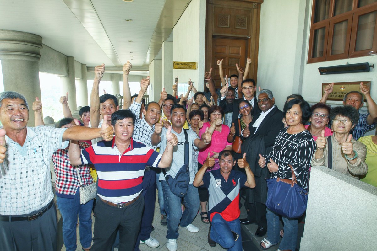 The Bertam Valley residents won the case. Img from @bharianmy Twitter