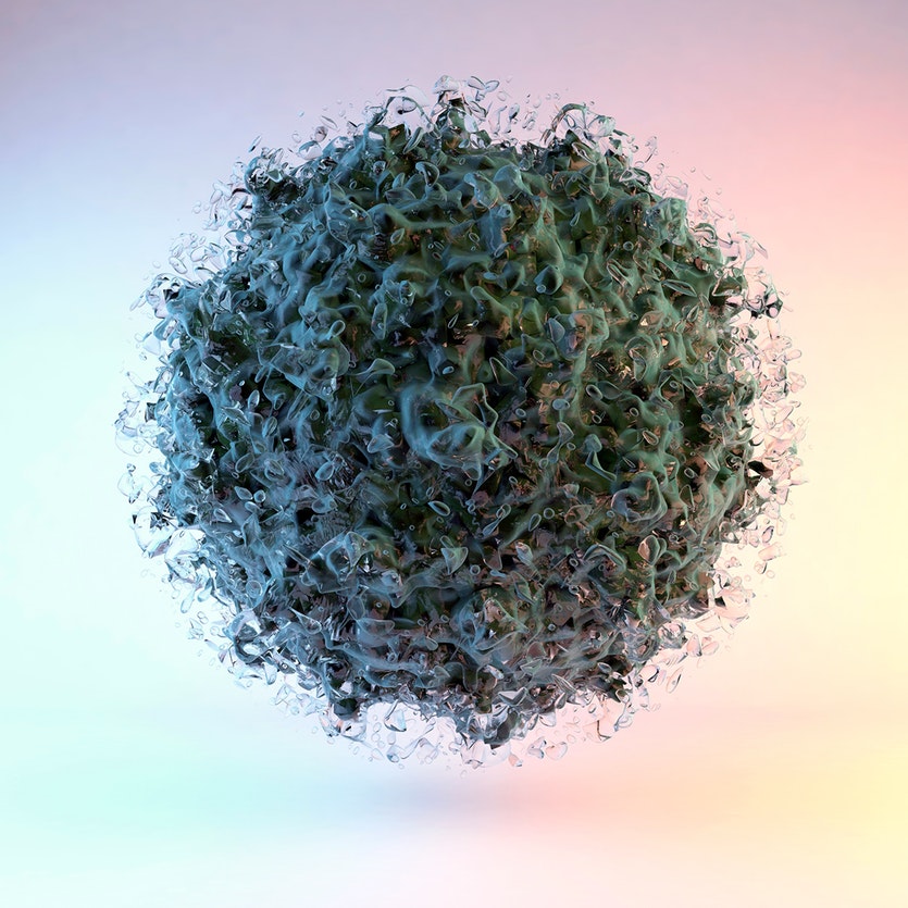 A molecular model of a poliovirus capsid. Image from: Cosmos Magazine