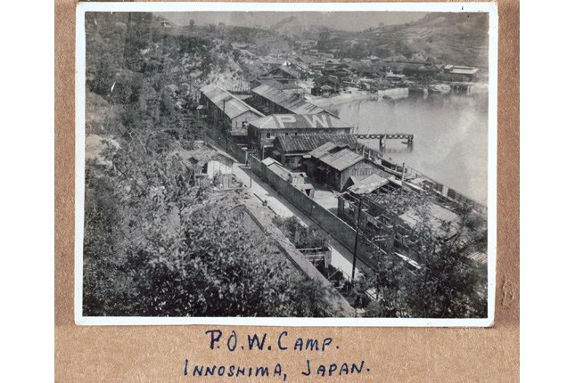 A POW camp in Innoshima, possibly one of the 26 camps David Marshall was sent to. Image from: Roots