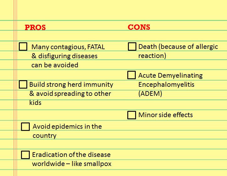 pros-cons-vaccination-diseases
