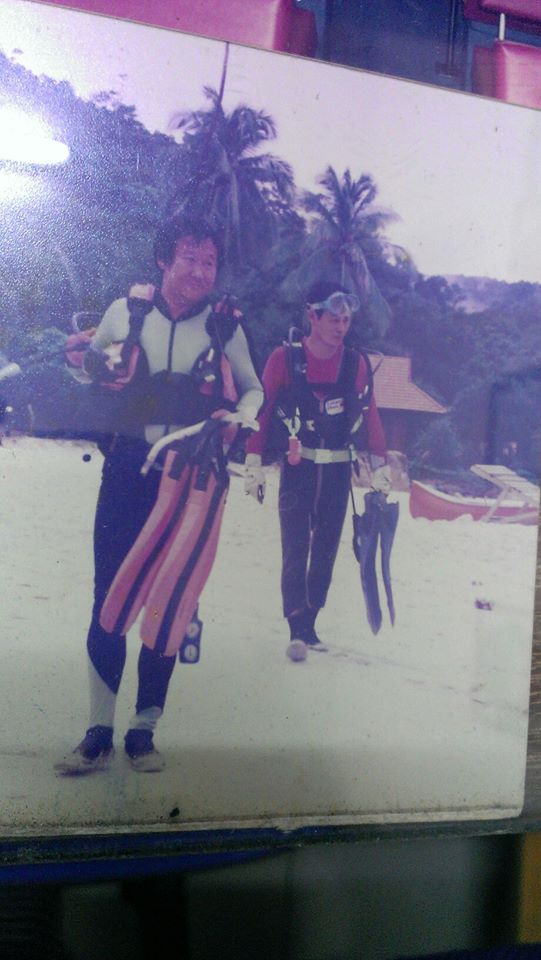 An old photo we found of Redang in the 80s from the Pelangi Beach Resort office