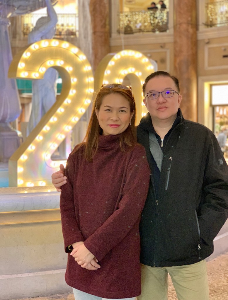 Mei Mei and her husband, 20 years on!