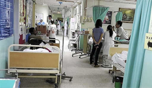 So you can probably break that leg, and government hospitals would still be operational. Img from Malaysian Times.