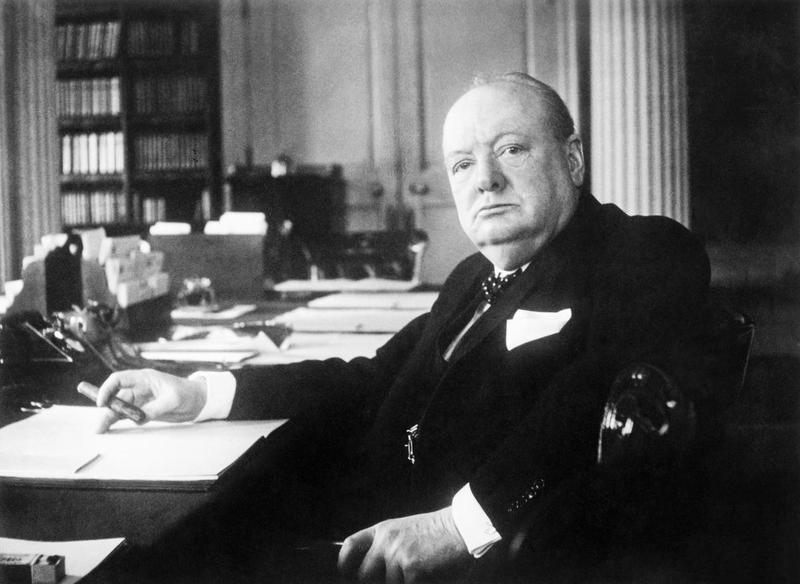 Winston Churchill. Img from UPI