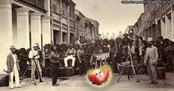 The Penang gang war in 1867 that was started by… a thrown rambutan skin