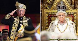 Who has more power in their own nation: the Agong or the Queen of England?
