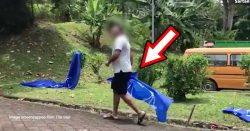 Can you get in trouble if you curi/take down an election flag?