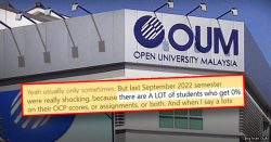 OUM allegedly gave hundreds of students 0% marks. Here’s their explanation.
