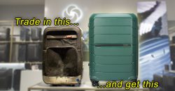 Luggage bag lost its wheel to live? Trade it for a 40% discount from Samsonite!