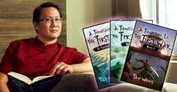 This Malaysian-born author writes Chinese fantasy and his biggest fans are Mat Sallehs