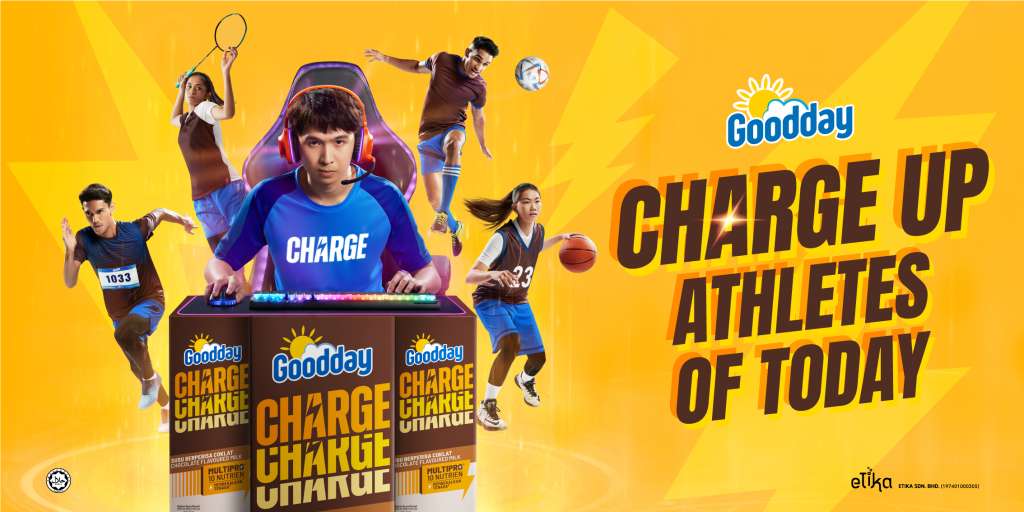 Goodday Charge is a chocolate milk drink for esports athletes