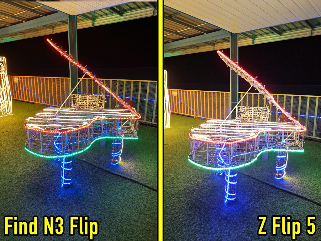 Oppo Find N3 Flip vs Z Flip5 camera comparison
