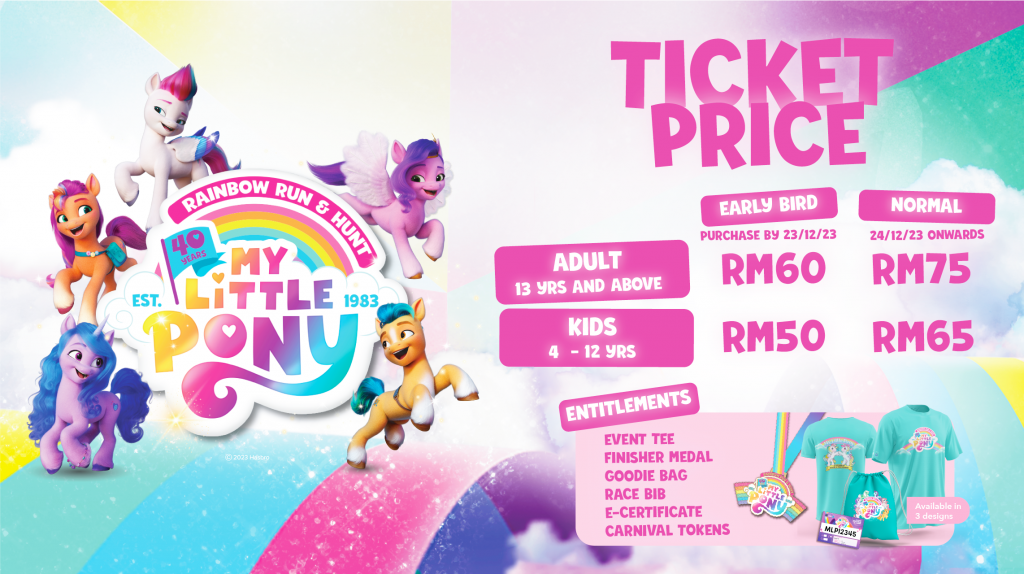 My Little Pony Rainbow Run and Hunt Malaysia Tickets