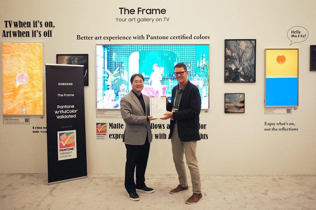 The Frame earned the first ever Pantone Validated ArtfulColor certification