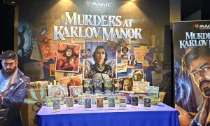 Display of cards from Murders at Karlov Manor from Magic: The Gathering