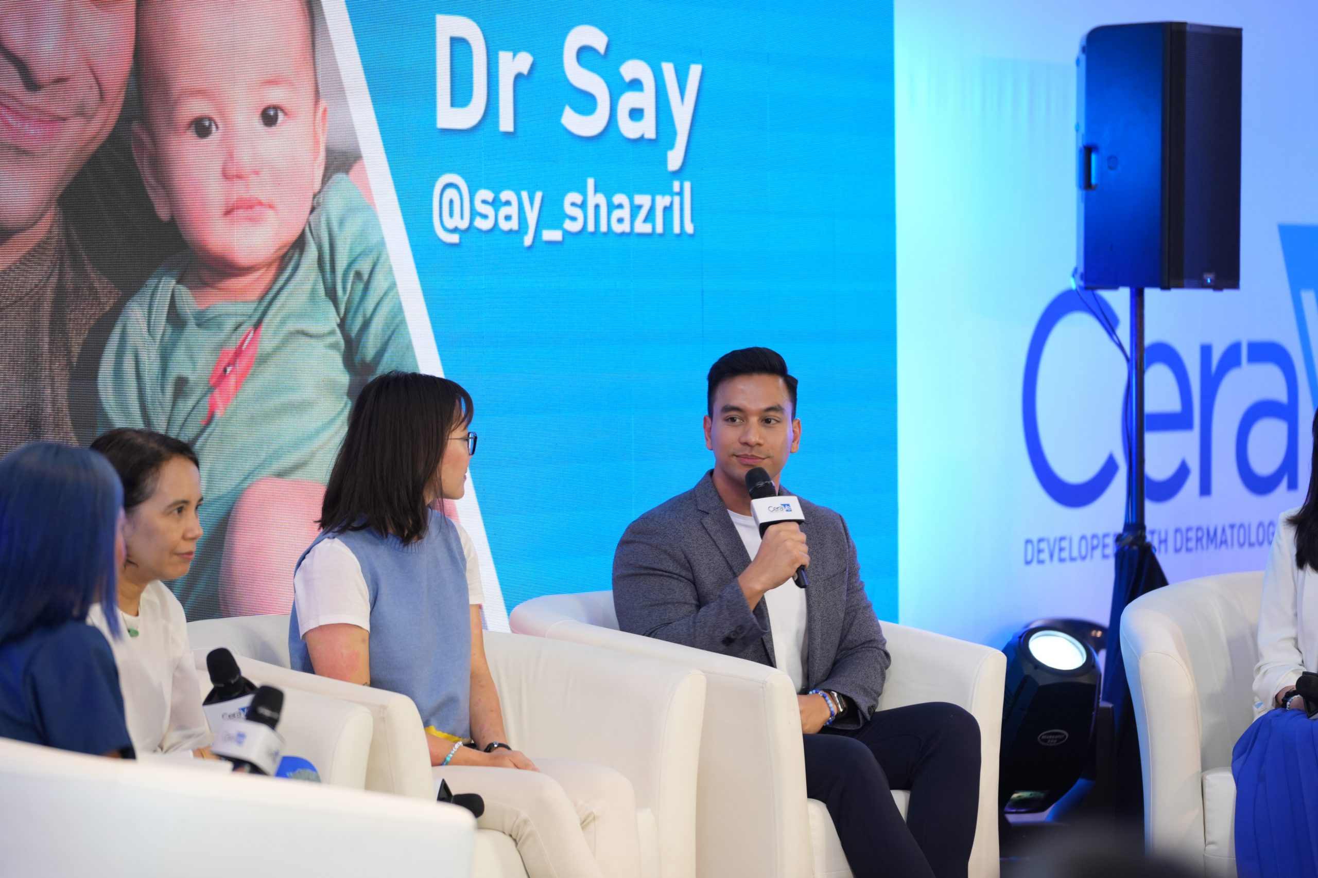 Dr. Shazril sharing the difficulties about raising two babies with eczema and how products like CeraVe have helped improve the quality of life for his family.