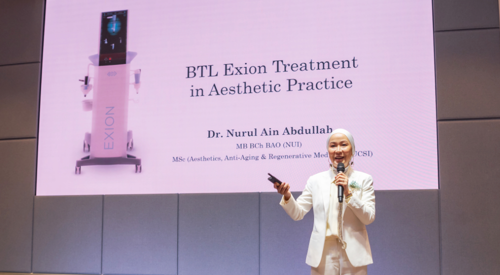 BTL EXION Treatment in Aesthetic Practice by Dr Nurul Ain Abdullah, Founder & Medical Director of Alainn Clinic