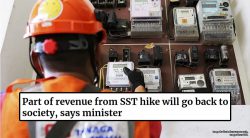 Electricity bill SST hike only affects 15% of households in Msia