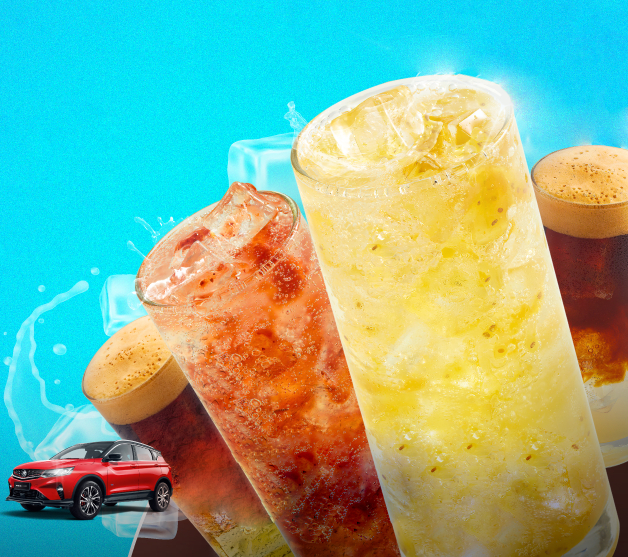 The Maru Iced Sparkler Series Drink