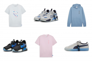 Clothing items from the Puma x Playstation collection