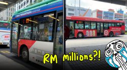How much money do buses waste when they don’t tutup engine at the station?