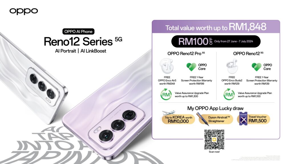 OPPO Reno 12 Malaysia launch promotion