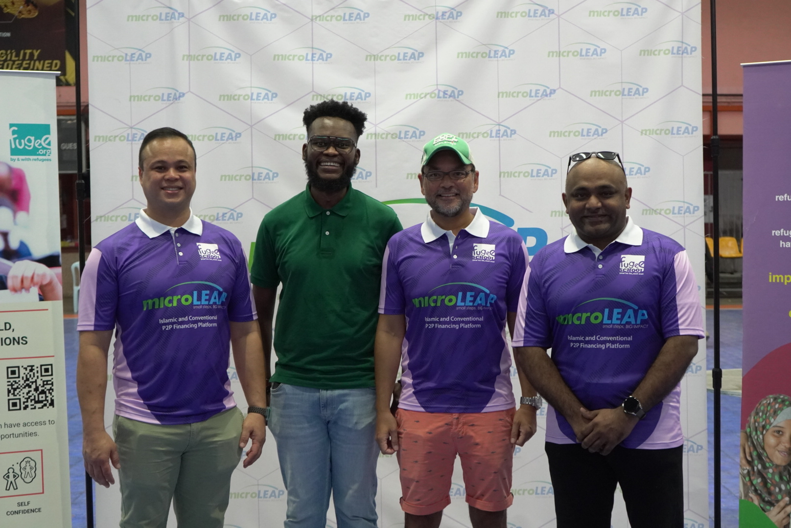 microLEAP sponsors Fugee refugee teams for Faisal Cup 2024