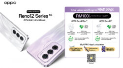 The Oppo Reno 12 Pre-order comes with rewards up to RM1,848, including guaranteed trade-in value