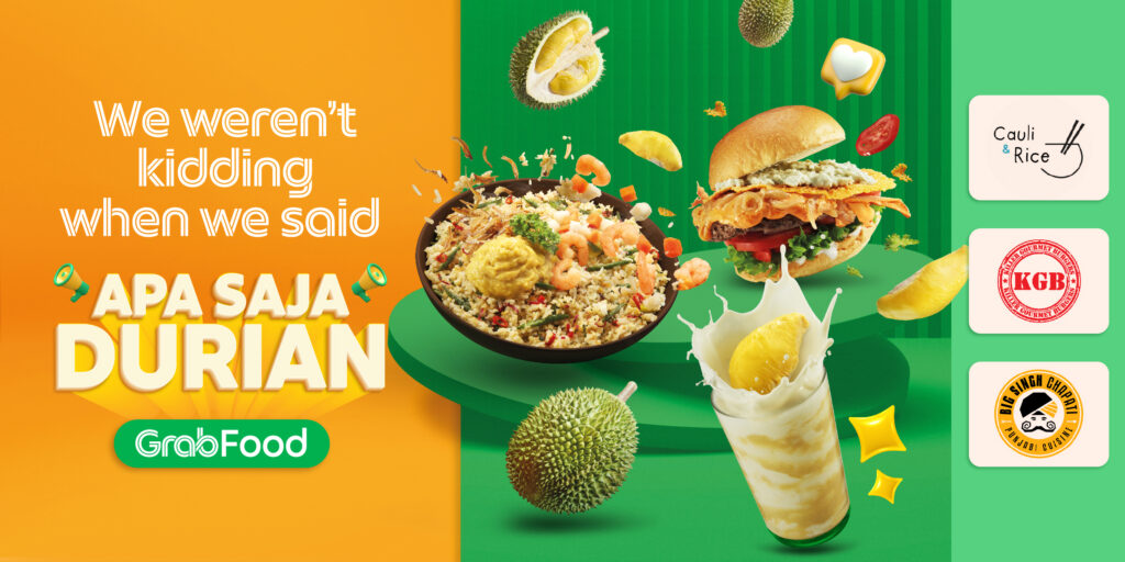 Get musang king and other durian goodies with the Grab GrabDurian campaign