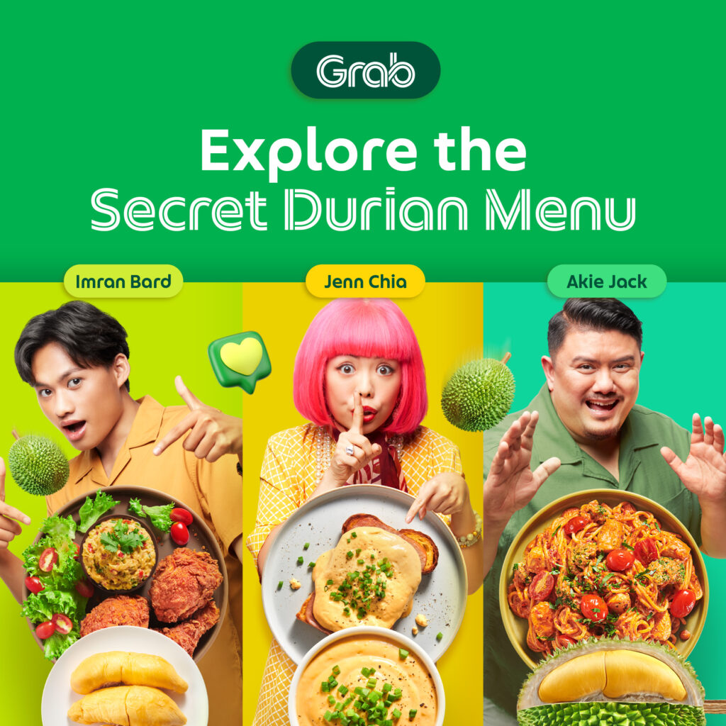 Get musang king and other durian goodies with the Grab GrabDurian campaign