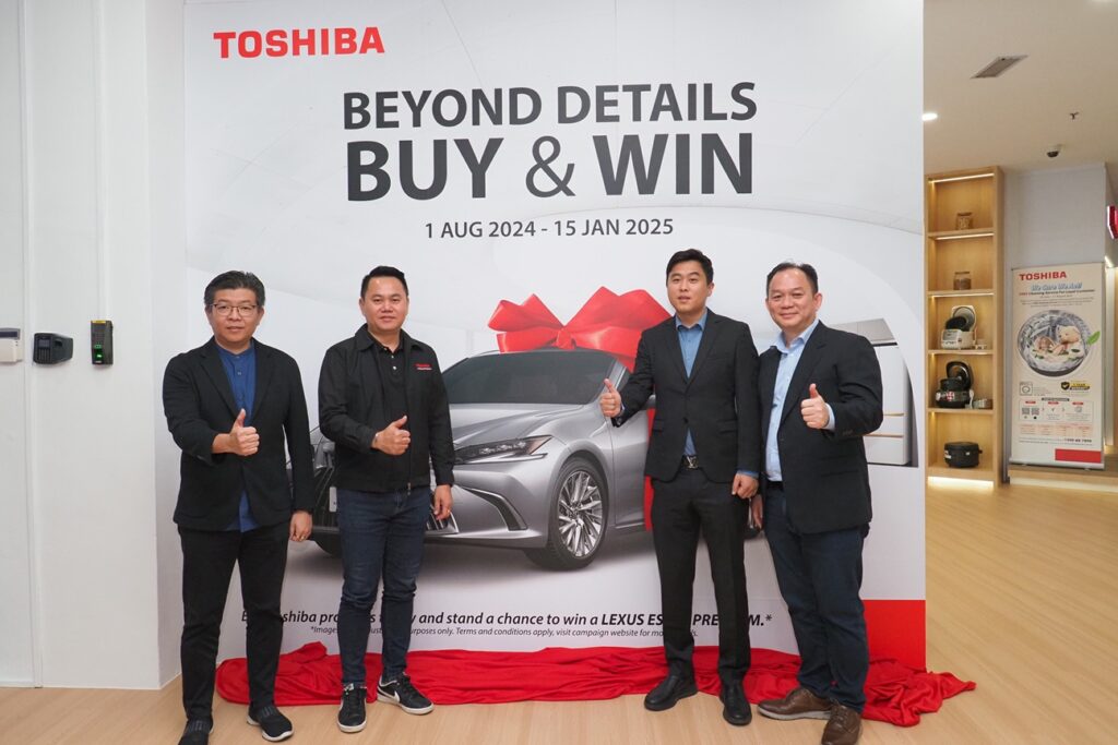 Win a new Lexus ES250 Premium when you buy a Toshiba appliance