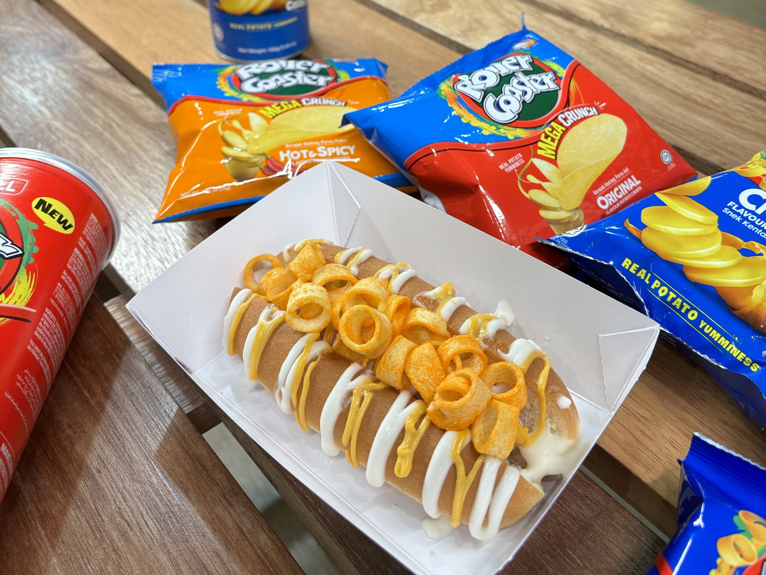 Limited Edition Jack 'n Jill Sausage Bun Crunch at Berjaya Times Square Bubbles Cafe 