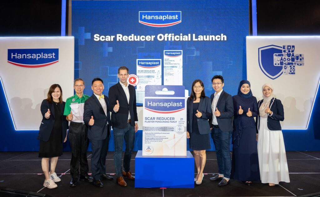 Hansaplast Scar Reducer patch launch