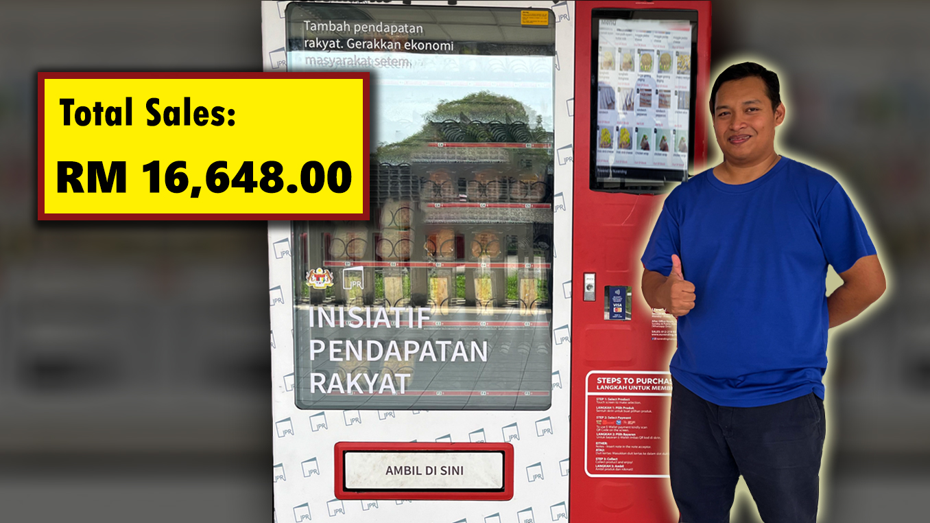 Penang guy makes RM16,000 a month selling nasi lemak in ONE vending machine? How?!