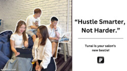 With TunaiPro, salon owners don’t have to pening kepala managing their shops anymore