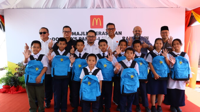 McDonald's gives back to the locals