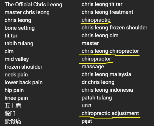 chris leong chiropractor