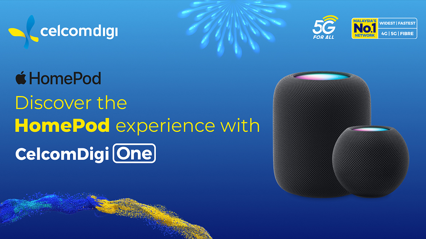 Discover the HomePod experience with CelcomDigi One