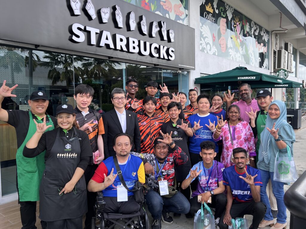 Society Deaf Johor, Johor Deaf Sports Association and its athletes also attending the opening