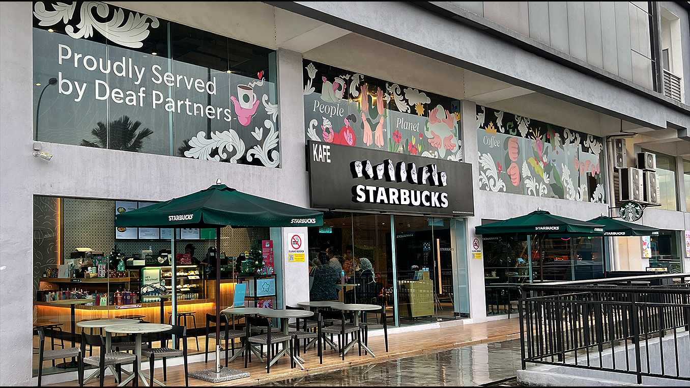 Starbucks Malaysia just opened their 4th "signing store"!