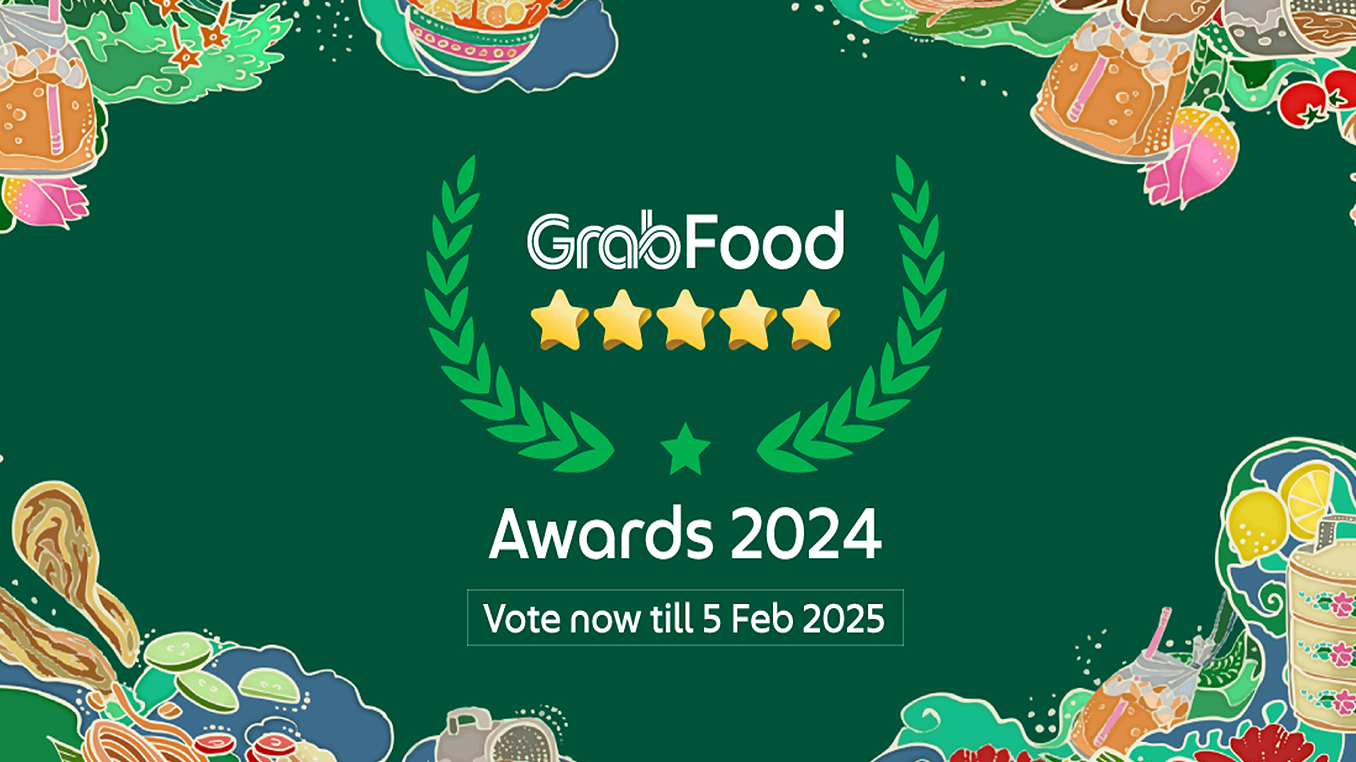 Vote for your fave "sedap!" restaurant in GrabFood's 5-Star Awards