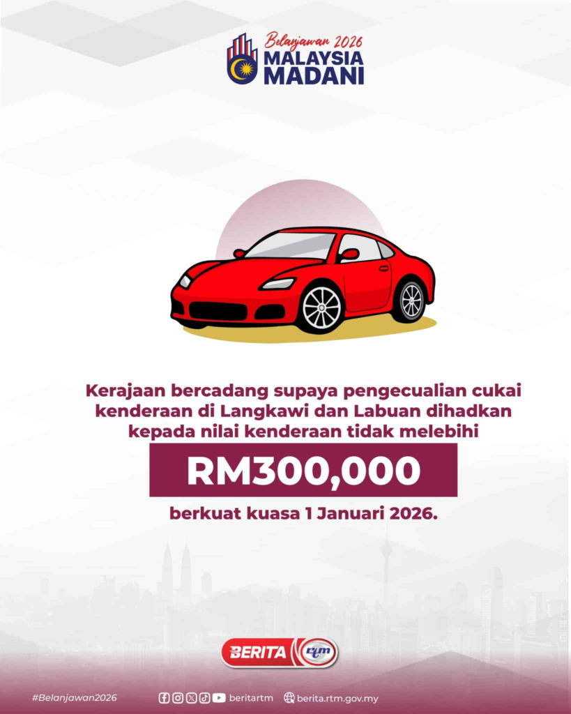 The luxury car will no longer be tax free when the RM300,000 cutoff is implemented