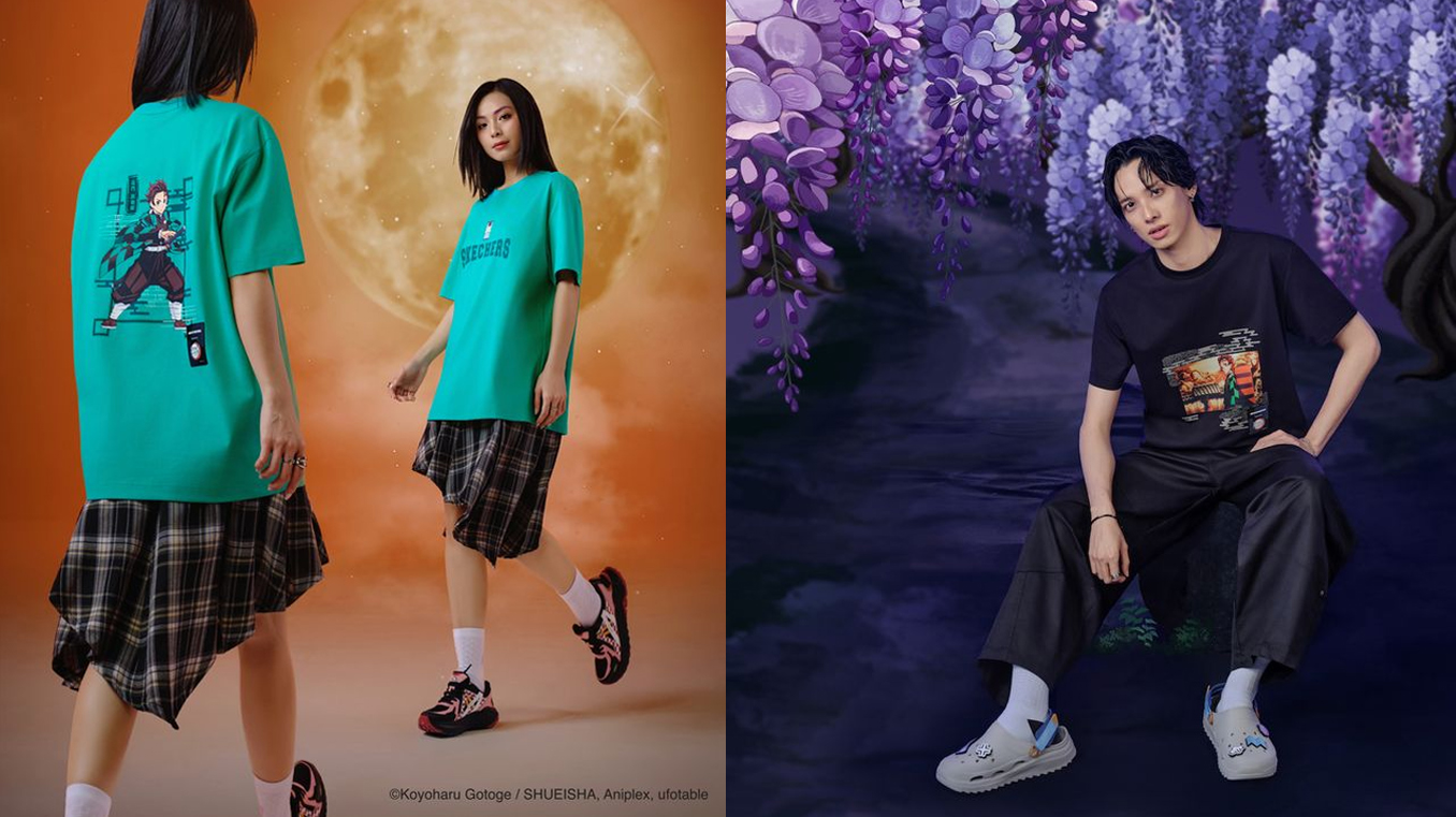 Level up your street style in comfort with the new Skechers x Demon Slayer collection