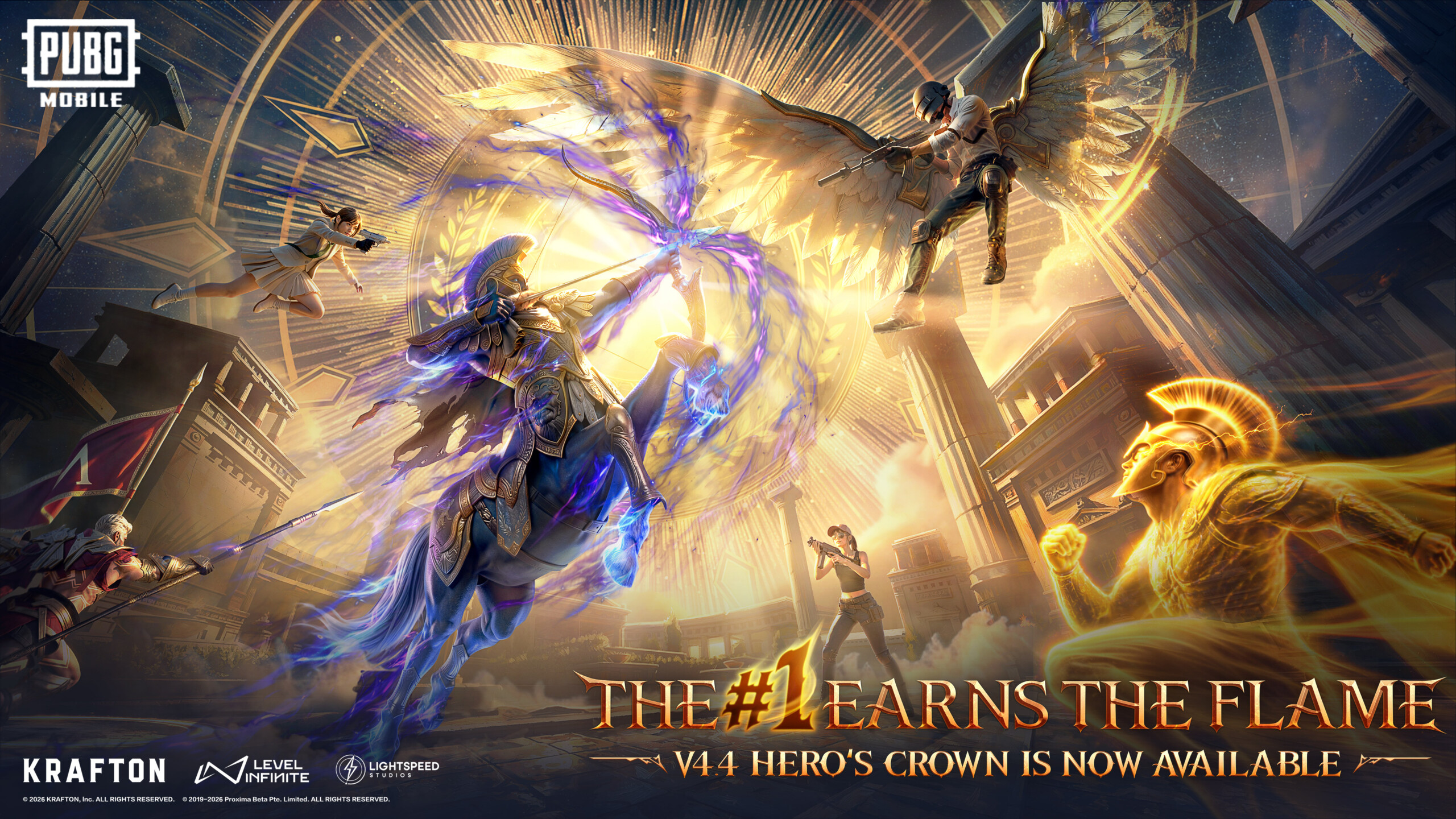 Ancient Greek Legends and New Collabs Arrive in PUBG Mobile