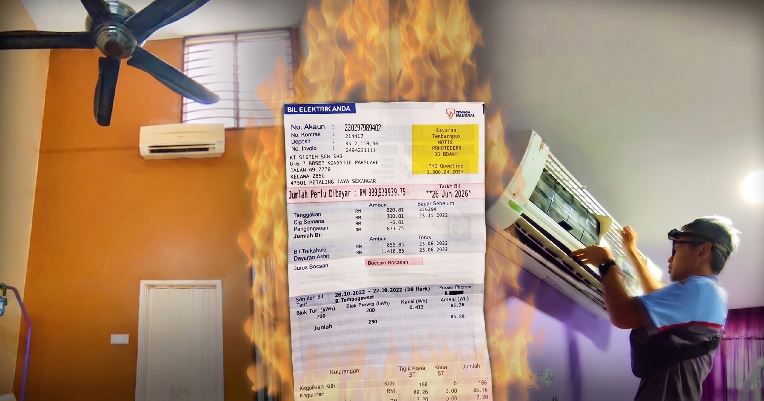 Are your utility bills too murah or too mahal? Here's ours for comparison