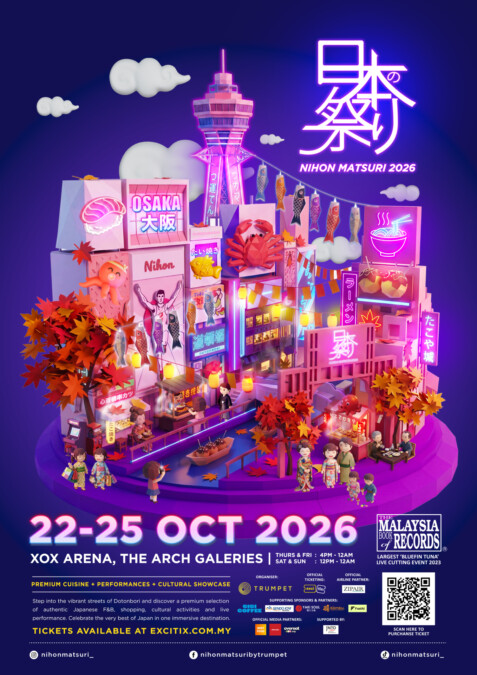 Osaka’s Dotonbori Comes to KL: Nihon Matsuri 2026 Returns with Malaysia’s First Standing Omakase, Record-Breaking Feats, and Star-Studded Lineup